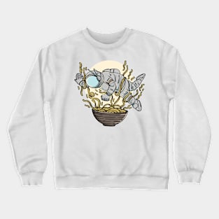 Space of noodle Crewneck Sweatshirt